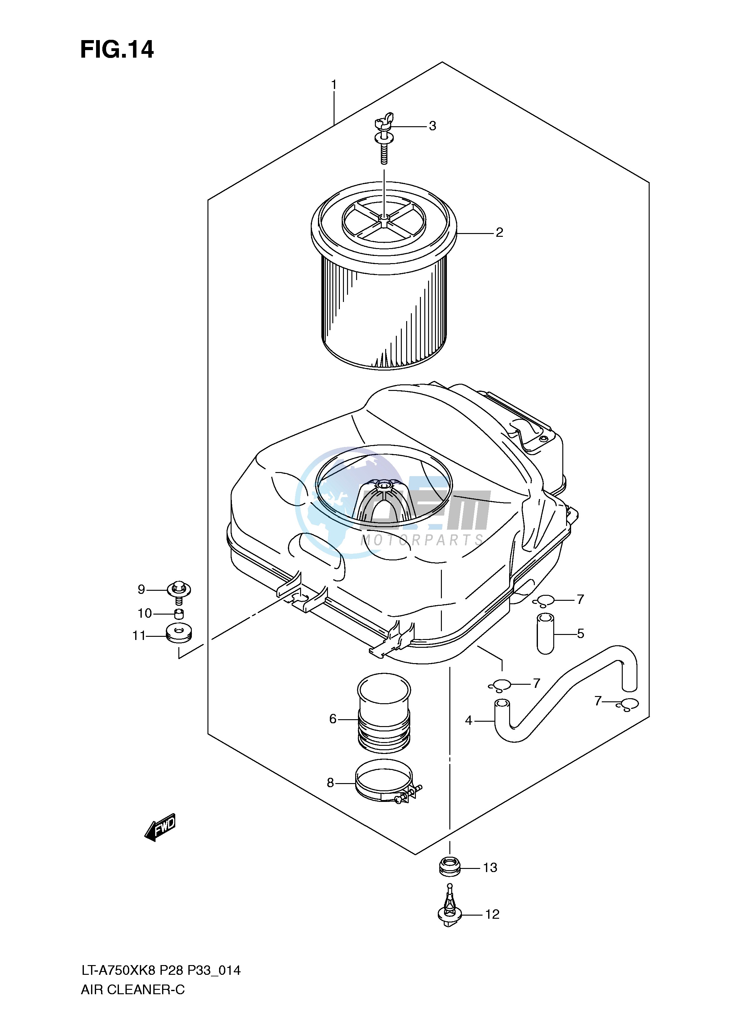 AIR CLEANER (MODEL K8 K9)