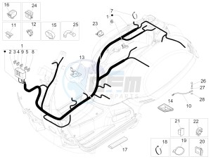 GTS 300 ie ABS Super (APAC) drawing Main cable harness