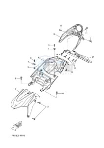 NS50N NITRO NAKED (1PL2 1PL2) drawing FRONT FENDER