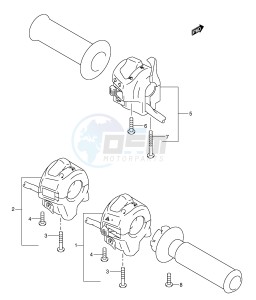 GSX1300R (E2) Hayabusa drawing HANDLE SWITCH (MODEL K3)