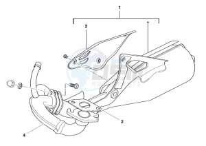 Ark AC 25 Blue-White-Matt Black 50 drawing Silencer