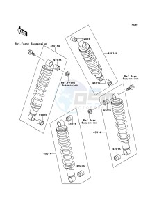 KLF300 KLF300-B18 EU GB drawing Shock Absorber(s)