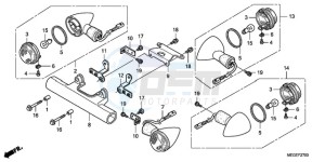 VT750CA9 Ireland - (EK / ST) drawing WINKER