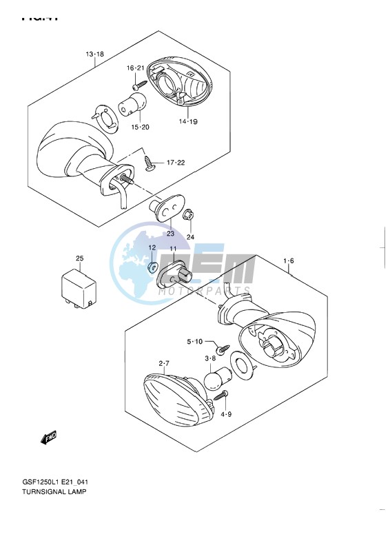 TURNSIGNAL LAMP