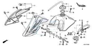 CRF100FC drawing FUEL TANK