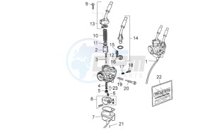 RS 50 drawing Carburettor