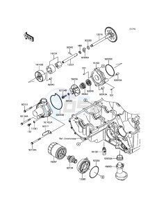 Z800 ABS ZR800BFF FR GB XX (EU ME A(FRICA) drawing Oil Pump