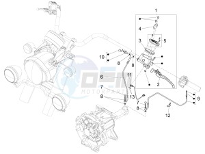 Audace 1400 USA-CND 1380 drawing Clutch control