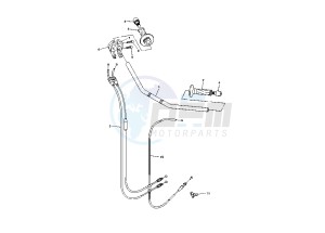 FZ1 FAZER 1000 drawing STEERING HANDLE- CABLE