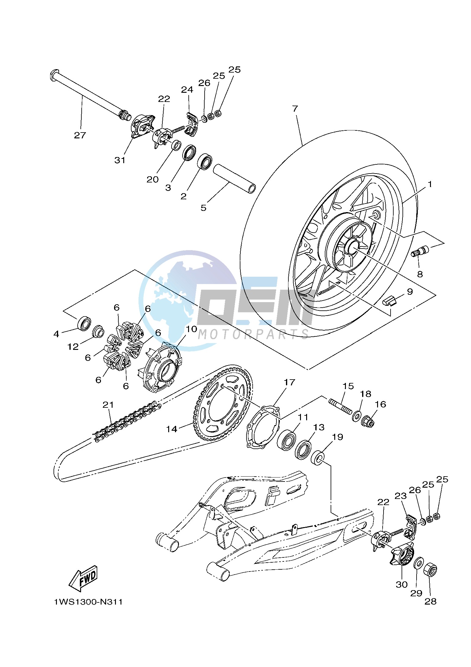 REAR WHEEL