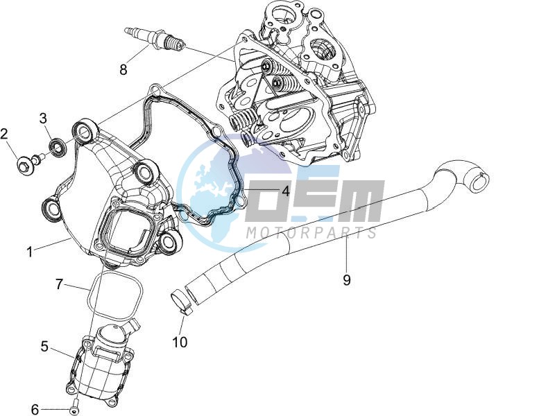 Cylinder head cover