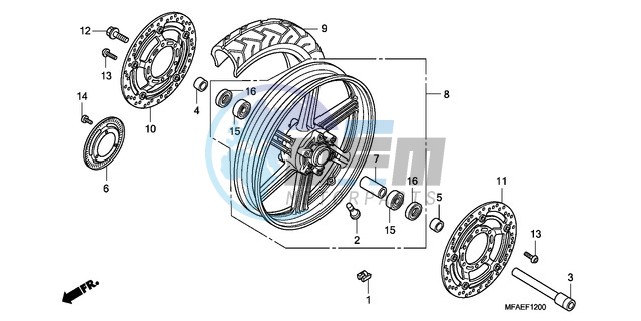 FRONT WHEEL