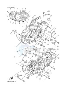 YFZ450R YFZ45YSSH YFZ450R SPECIAL EDITION (BW26) drawing CRANKCASE