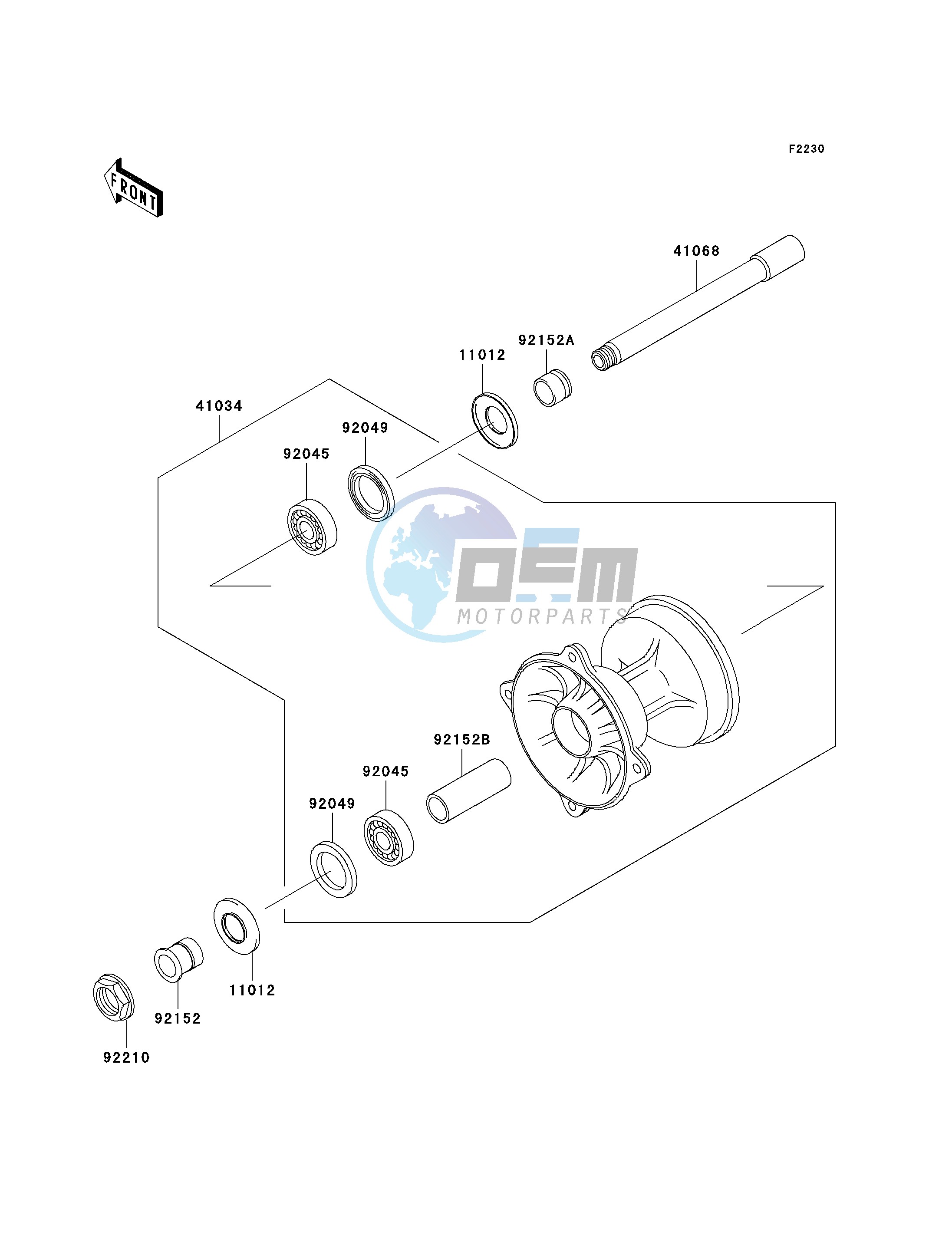 FRONT HUB