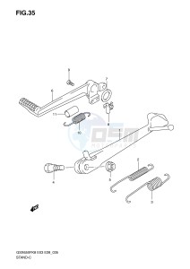 GSX650F (E3-E28) Katana drawing STAND