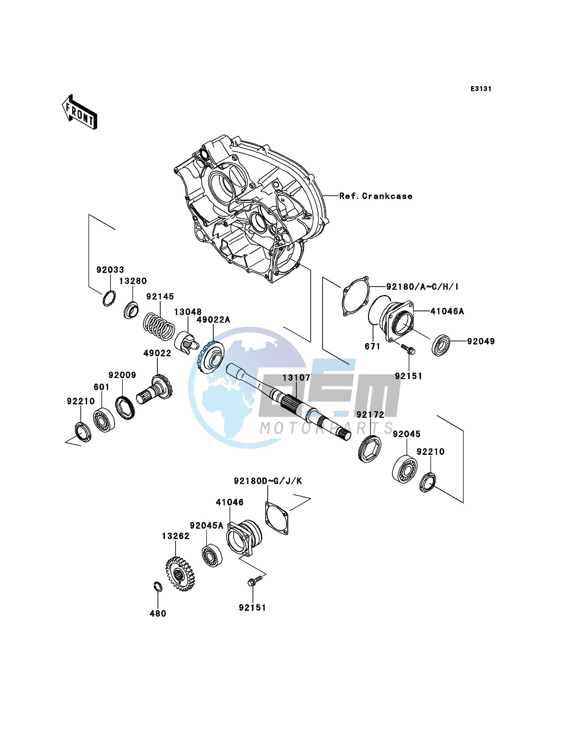 Front Bevel Gear