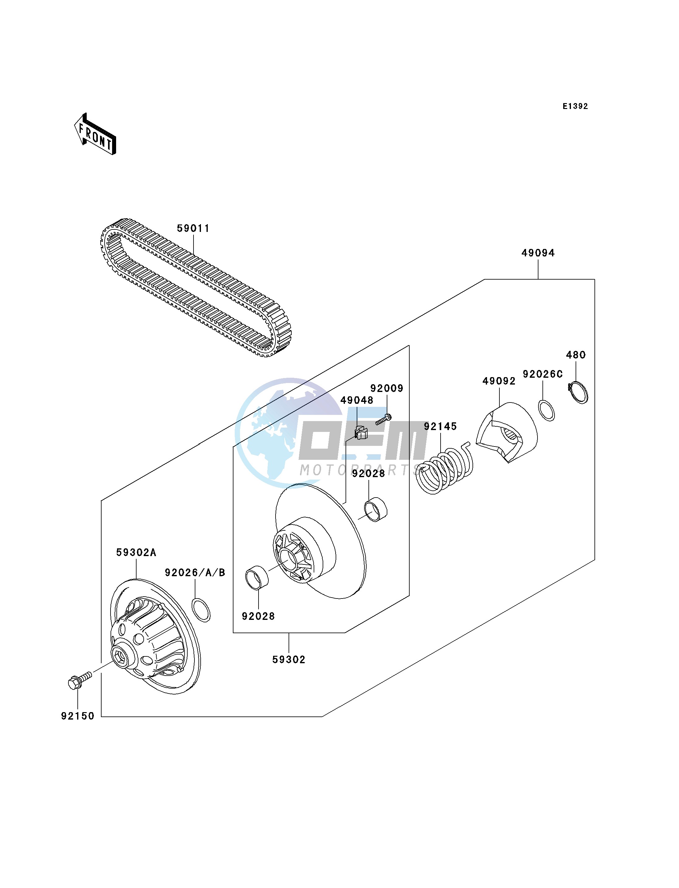 DRIVEN CONVERTER_DRIVE BELT