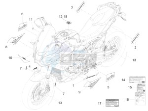 ETV Caponord 1200 USA USA drawing Decal