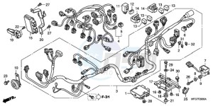 CB600F39 France - (F / CMF ST 25K) drawing WIRE HARNESS