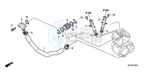 VT750C9 Europe Direct - (ED / MK) drawing WATER PIPE