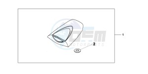 CBR600RAA F / CMF drawing SEAT COWL *NHB01*