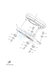 MT09A MT-09 STREET RALLY ABS 900 (2DRJ 2DRK) drawing METER