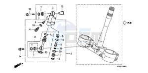 CRF250RC drawing STEERING DAMPER