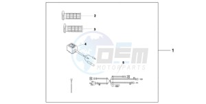 CBF600N9 Europe Direct - (ED) drawing HEATED GRIPS