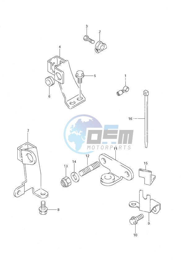 Remocon Cable Holder - w/Remote Control