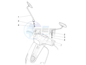 S 125 4T 3V ie drawing Mirror