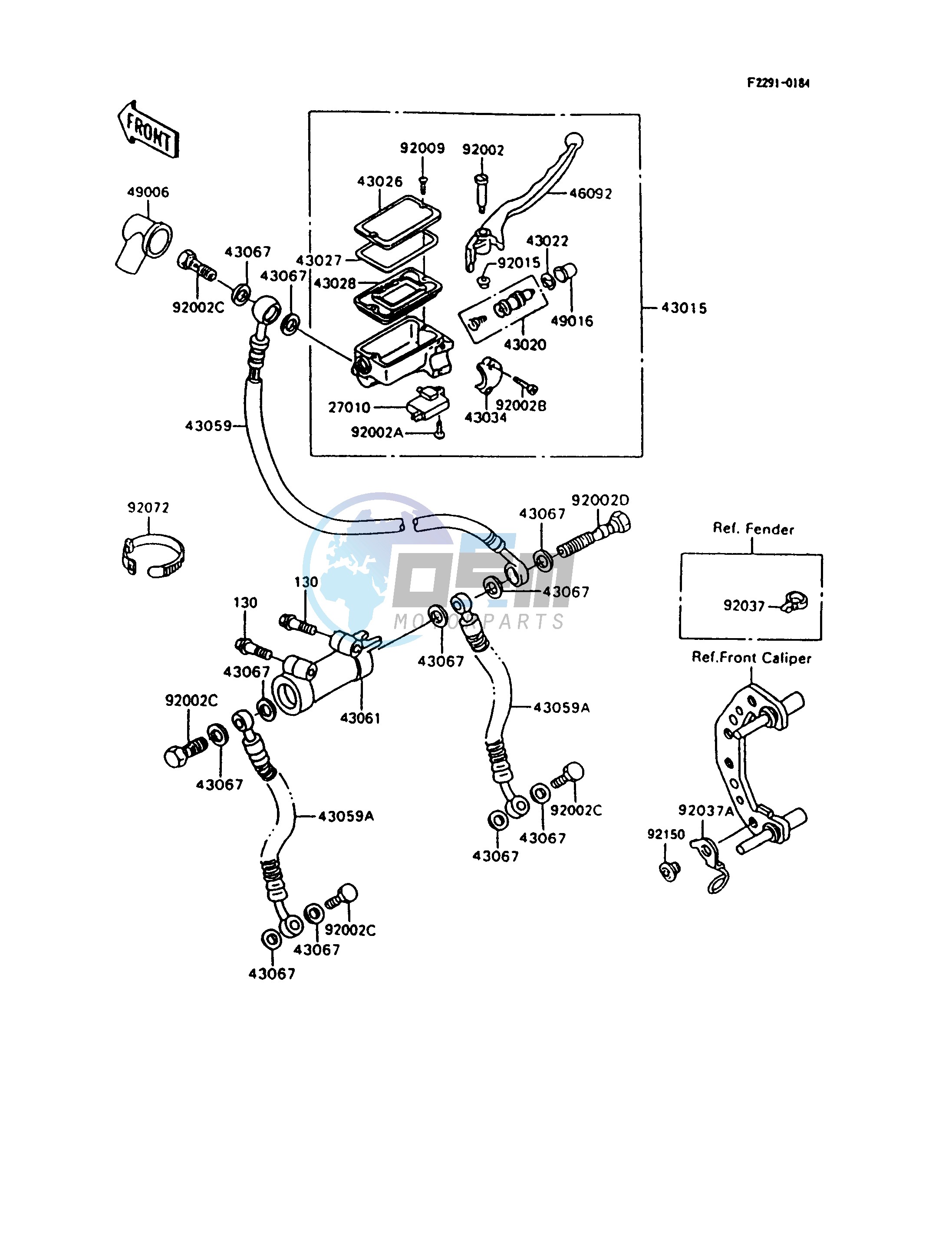 FRONT MASTER CYLINDER