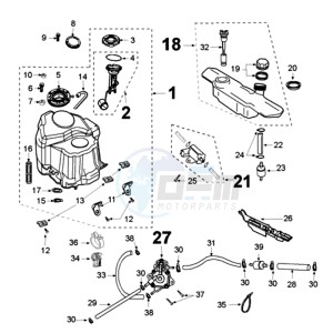 JETFORCE 50 R ICE BLADE U drawing TANK AND FUEL PUMP