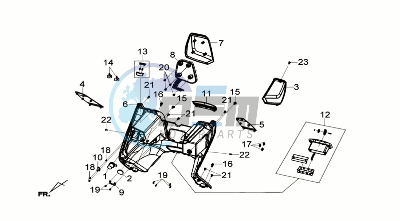 COWLING INNER FR PLATE