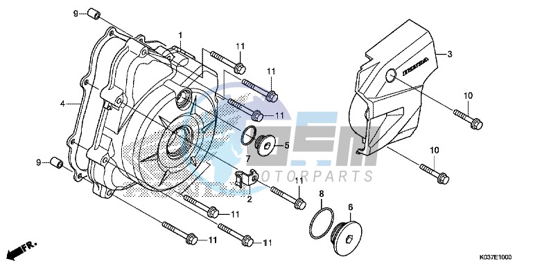 LEFT CRANKCASE COVER