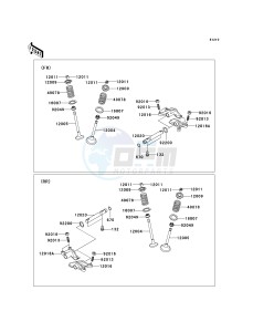 KVF 700 A [PRAIRIE 700 4X4] (A1-A2) [PRAIRIE 700 4X4] drawing VALVE-- S- --- A1- -