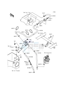 MULE 600 KAF400BGF EU drawing Fuel Pump