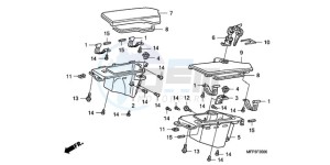 CB1300SA9 Europe Direct - (ED / ABS BCT MME TWO TY2) drawing COWL POCKET