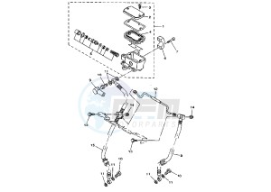 XVS DRAG STAR 1100 drawing FRONT MASTER CYLINDER