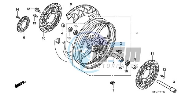 FRONT WHEEL