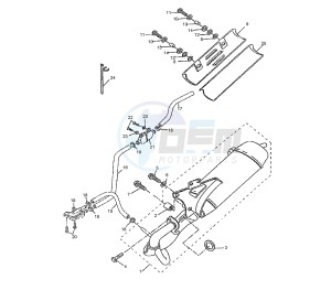 BW'S NAKED 50 drawing EXHAUST