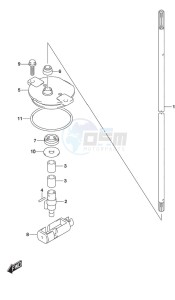 DF 150 drawing Clutch Rod (Model: TG/ZG)