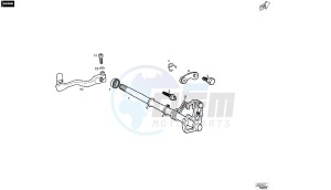 SENDA SM X-TREM 2A EDIZIONE - 50 CC VTHSR2C1A EU2 2A EDIZIONE drawing GEAR CHANGE MECHANISM