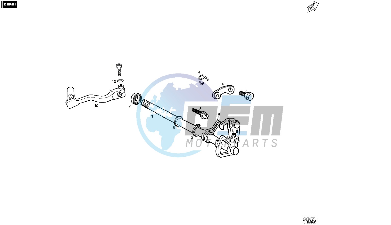 GEAR CHANGE MECHANISM