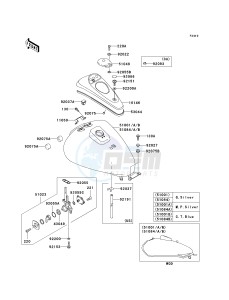 BN 125 A [ELIMINATOR 125] (A6F-A9F) A7F drawing FUEL TANK