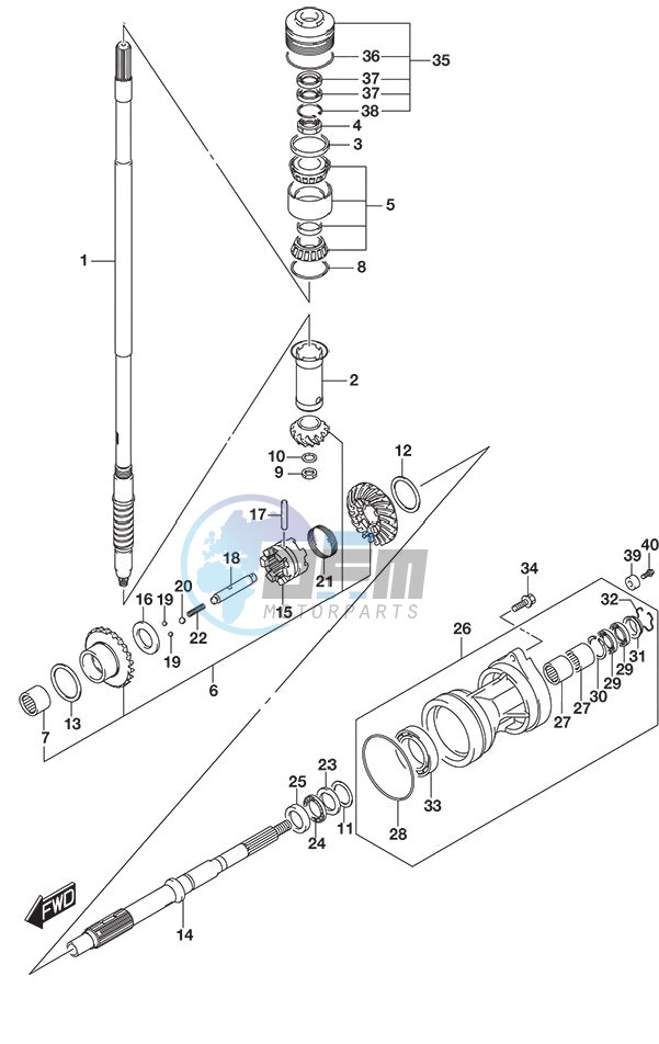 Transmission DF 250S