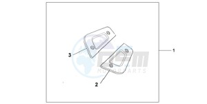 GL1800A NZ - (NZ) drawing CHROME P.STEP UND