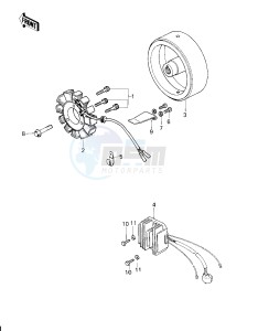 KZ 650 E [LTD] (E1) [LTD] drawing GENERATOR_REGULATOR