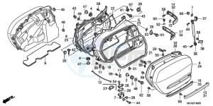 GL18009 BR / AB - (BR / AB) drawing SADDLEBAG