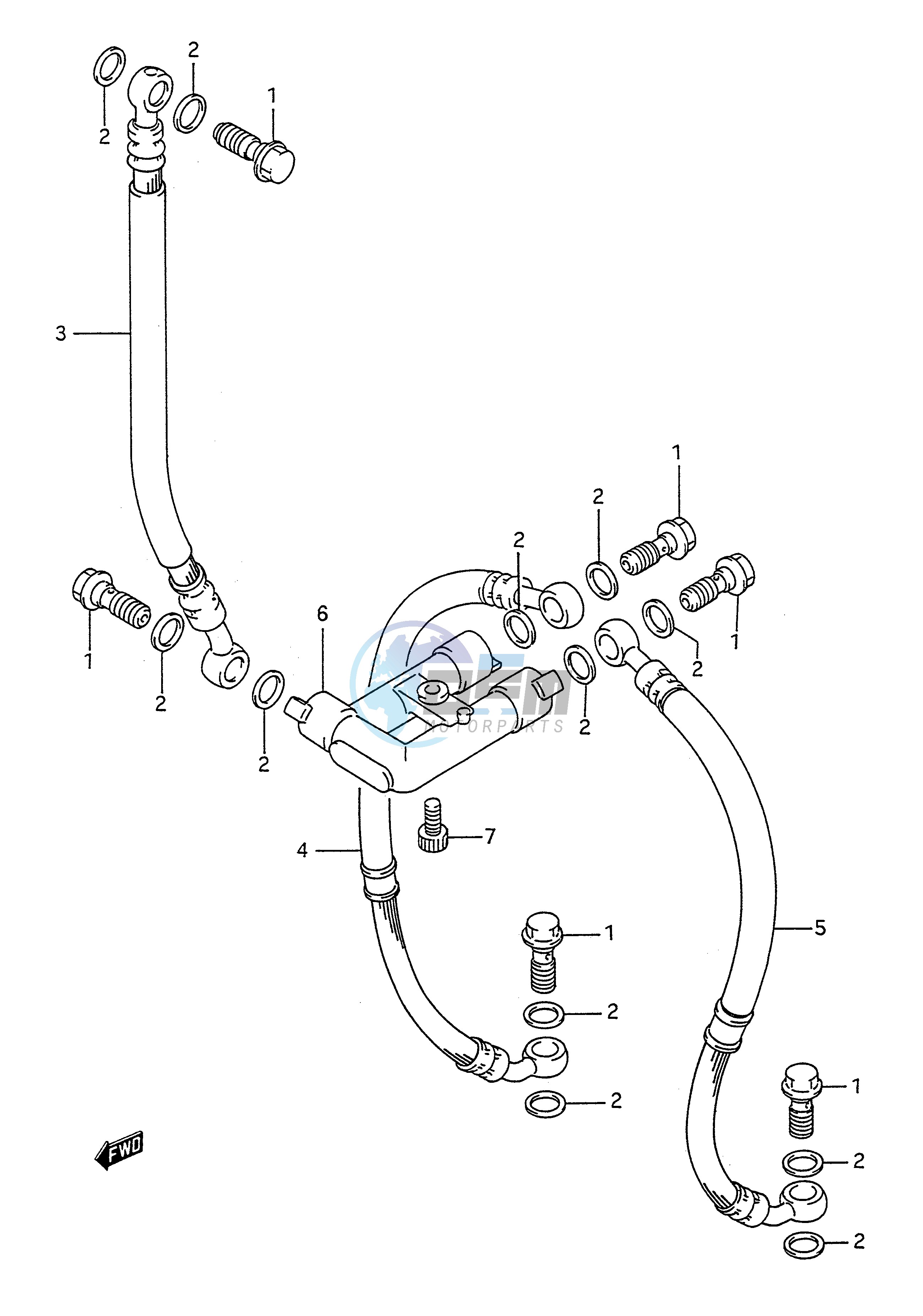 FRONT BRAKE HOSE