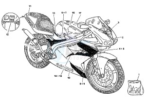 MITO EV 6 MARCE 125 drawing LABEL COLOR “A”